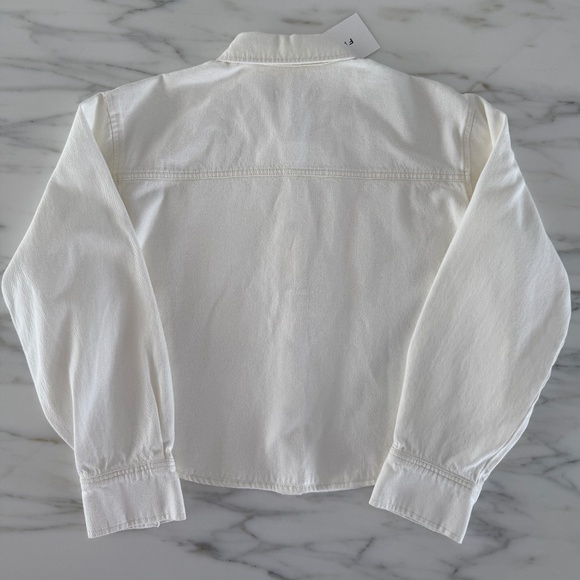 Frame, M, Au Natural Clean, Crochet Swing Shirt - Picture 4 of 5